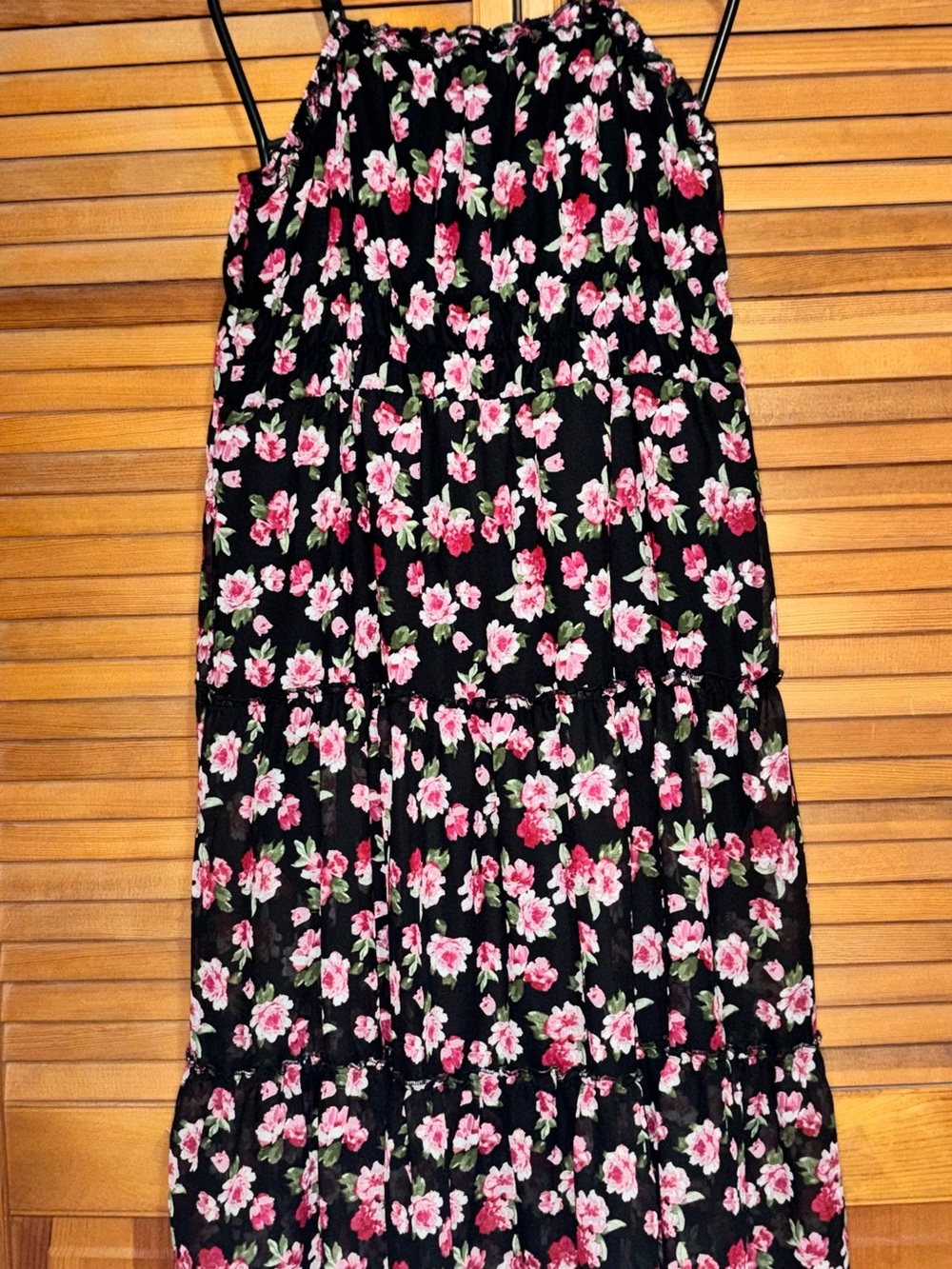 The No Boundaries Ruffle High-Low Floral Dress
